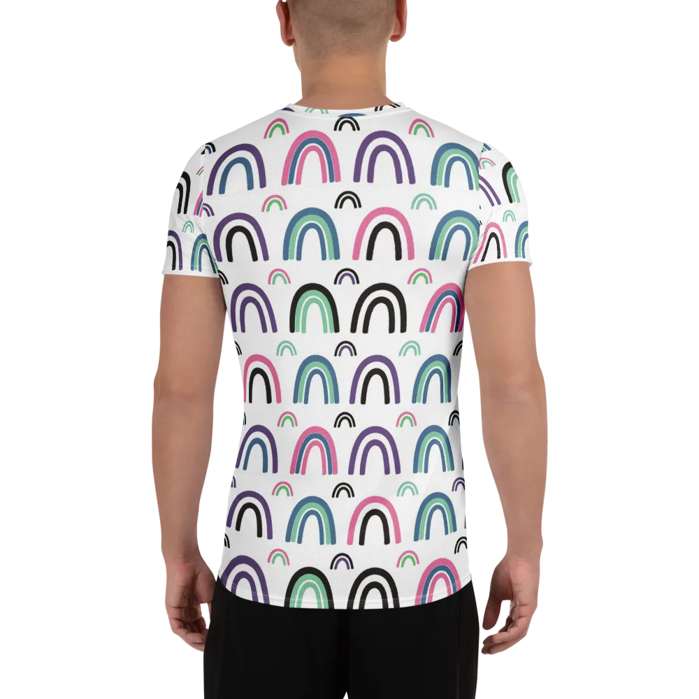 Arcade Daydream on Men's Athletic T-Shirt — Back