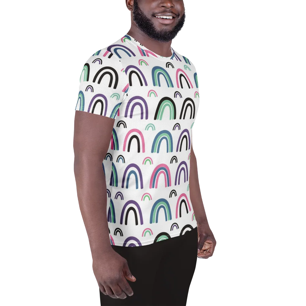 Arcade Daydream on Men's Athletic T-Shirt — Right