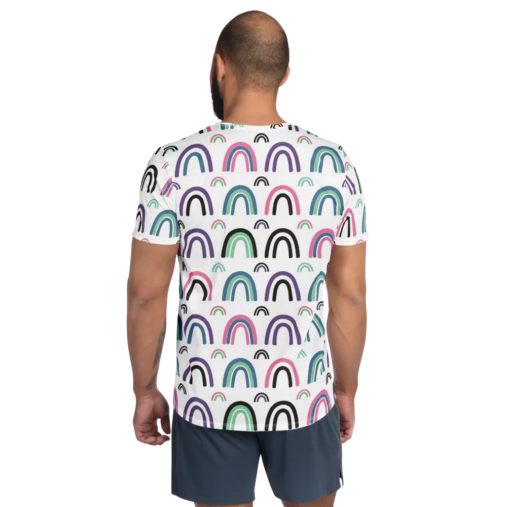 Arcade Daydream on Men's Athletic T-Shirt — Back