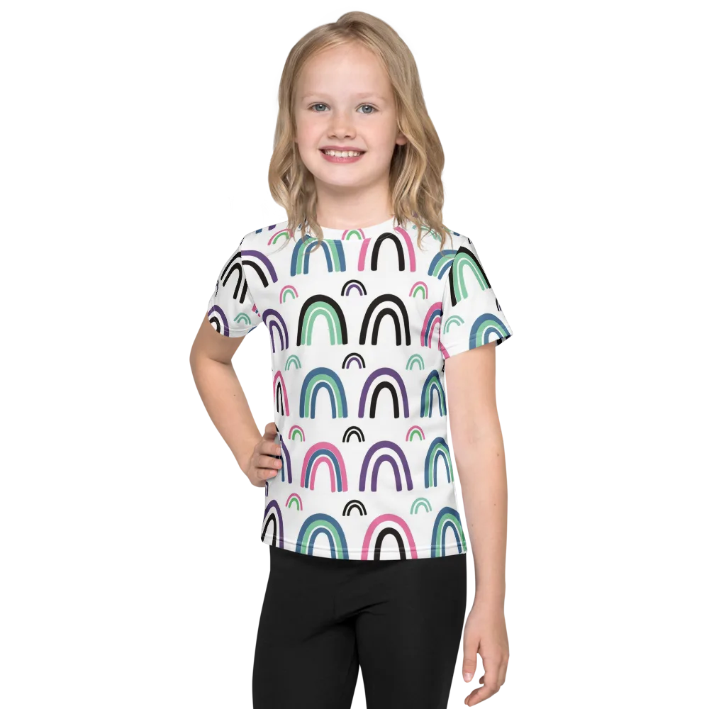 Arcade Daydream on Kids Crew Neck T-Shirt — Front