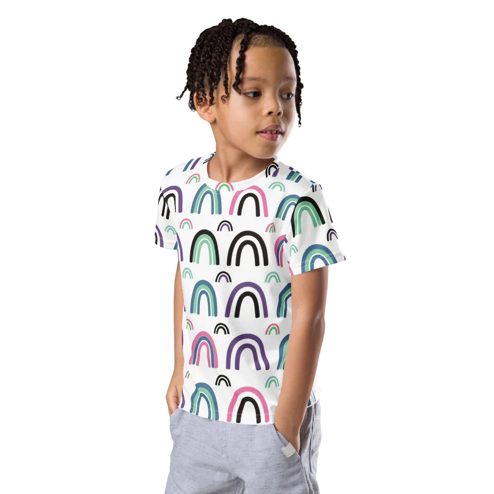 Arcade Daydream on Kids Crew Neck T-Shirt — Left Front