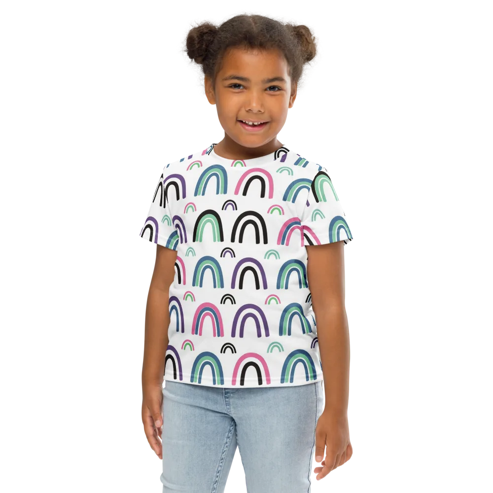 Arcade Daydream on Kids Crew Neck T-Shirt — Front