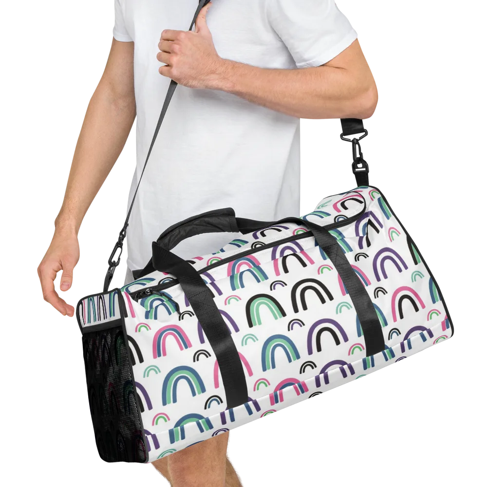 Arcade Daydream on Duffle Bag — Right Front