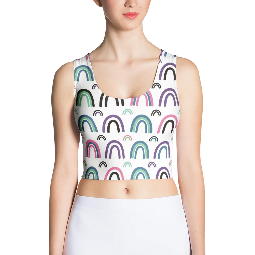 Arcade Daydream on Crop Top — Front