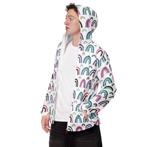 Arcade Daydream on a Men's Windbreaker