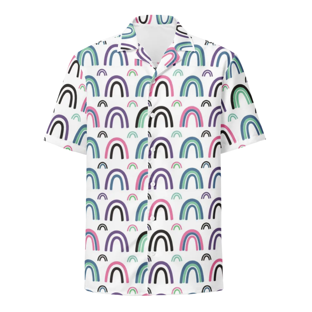Arcade Daydream on Button Shirt — Front