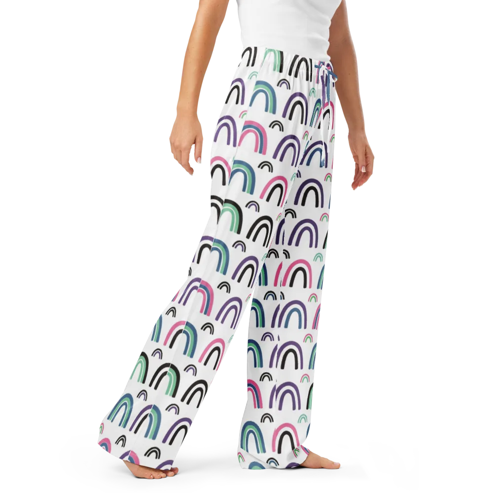 Arcade Daydream on Women's Pajama Pants — Right Front