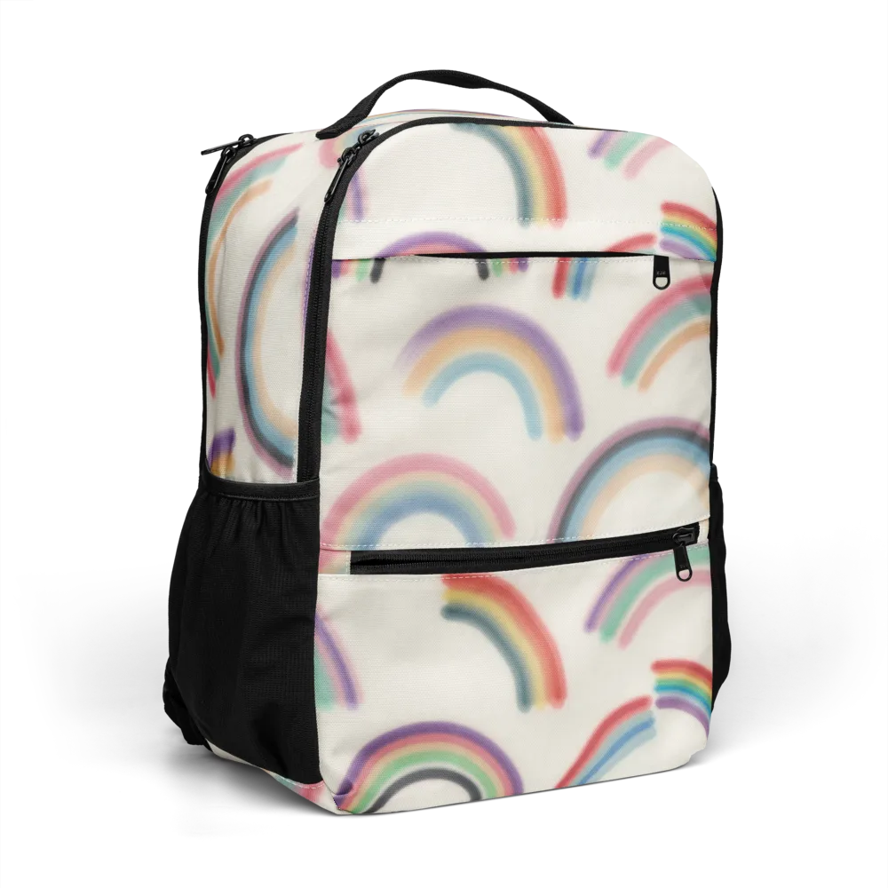 Soft Arc Society on Utility Backpack — Right Front