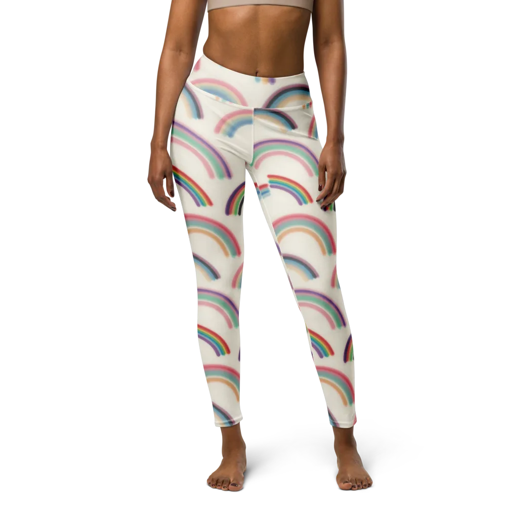 Soft Arc Society on Yoga Leggings — Front