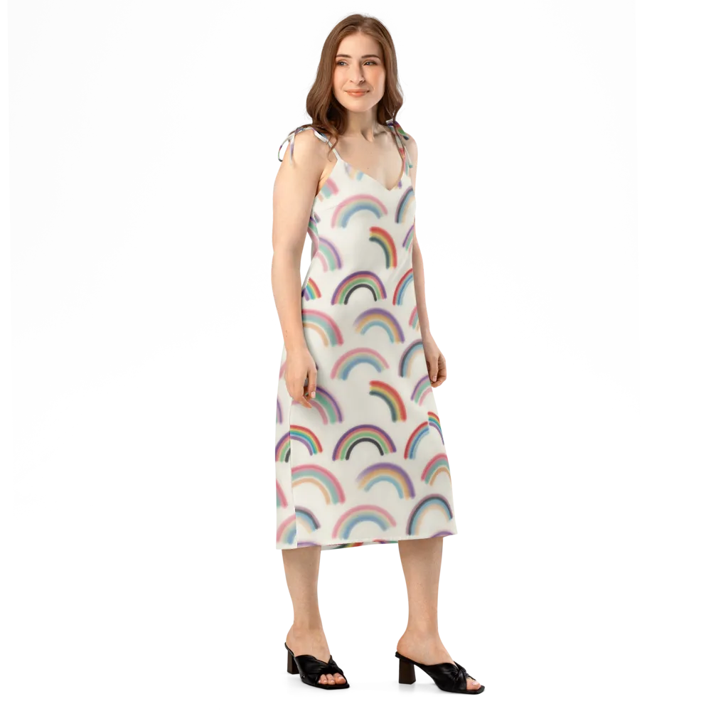 Soft Arc Society on Slip Dress — Right Front