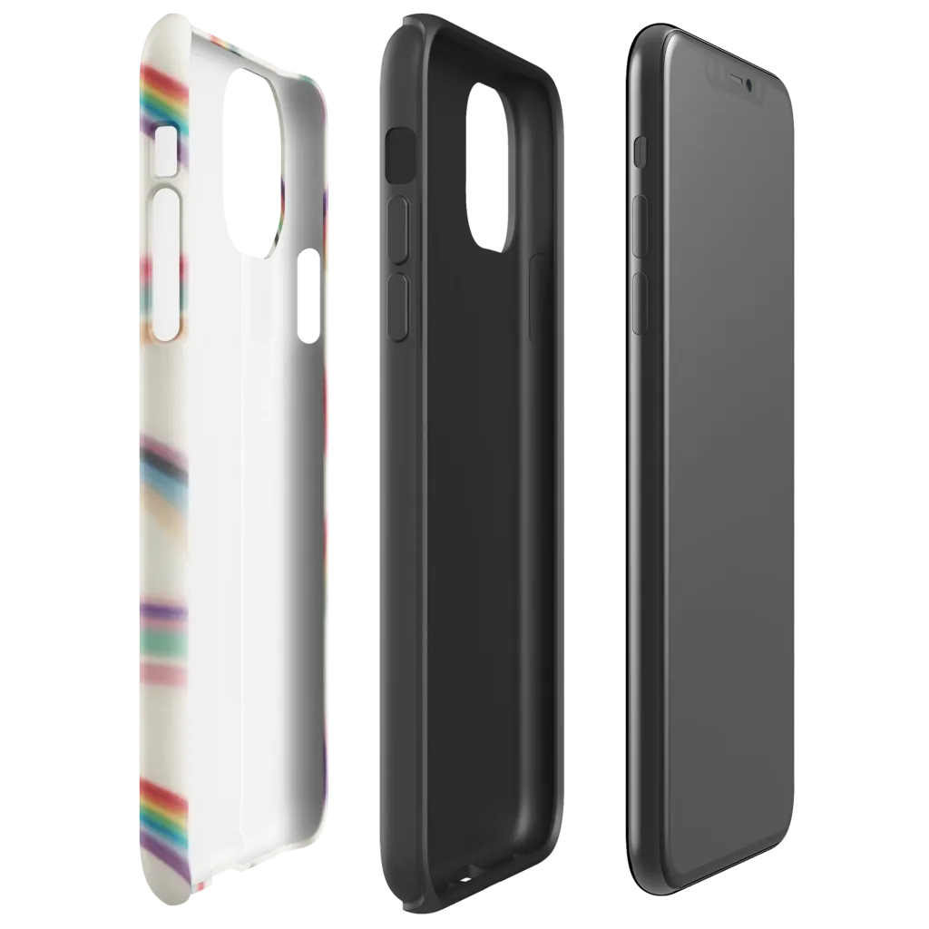 Soft Arc Society on Tough Case for iPhone® — Right