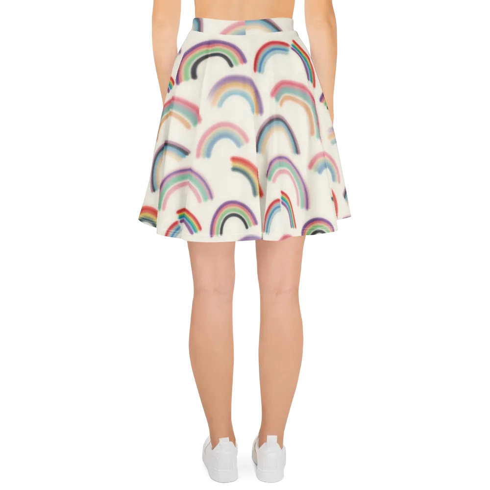 Soft Arc Society on Skater Skirt — Back