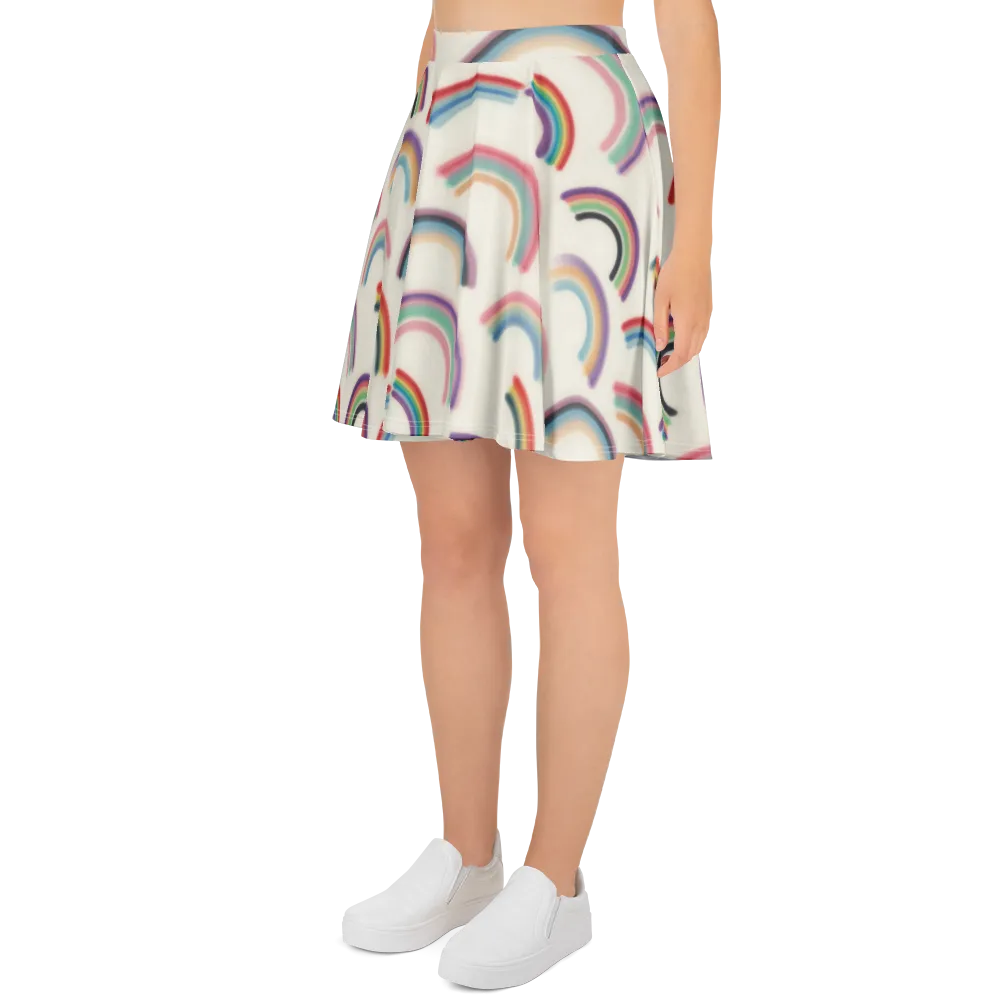 Soft Arc Society on Skater Skirt — Left