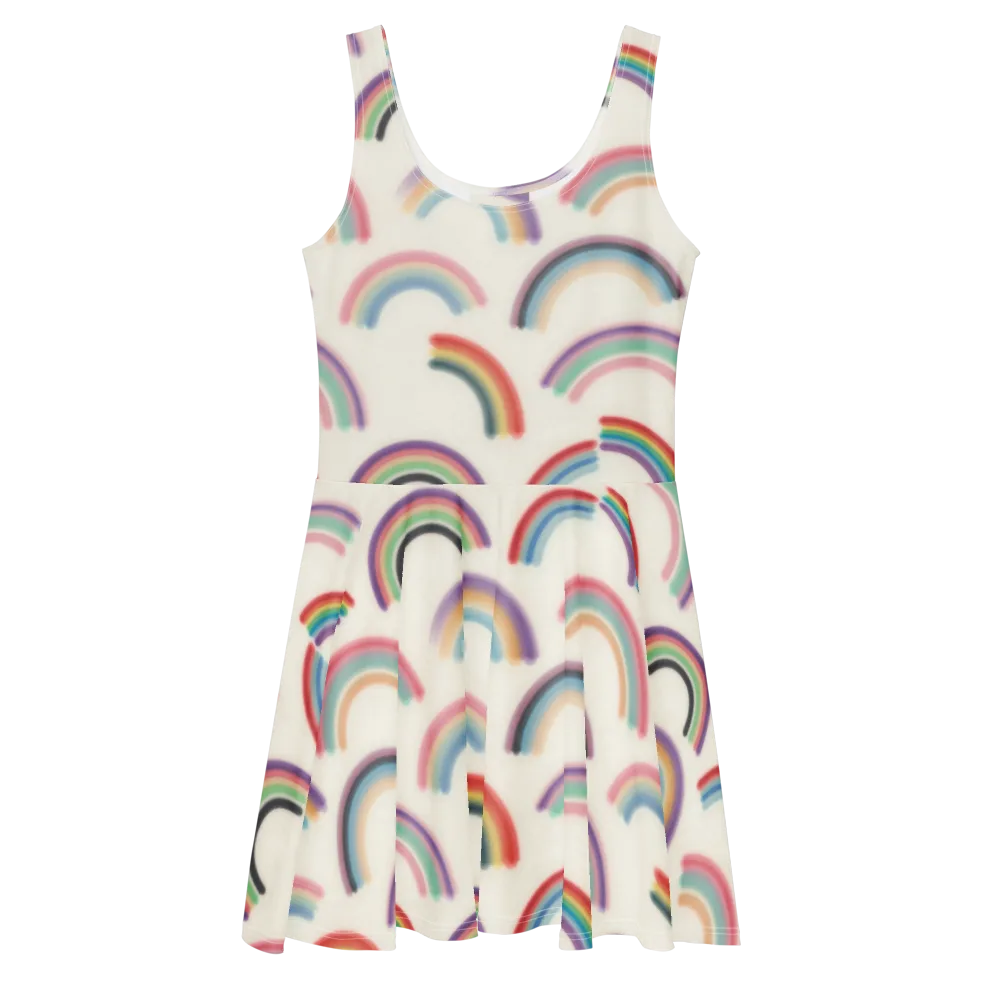 Soft Arc Society on Skater Dress — Front