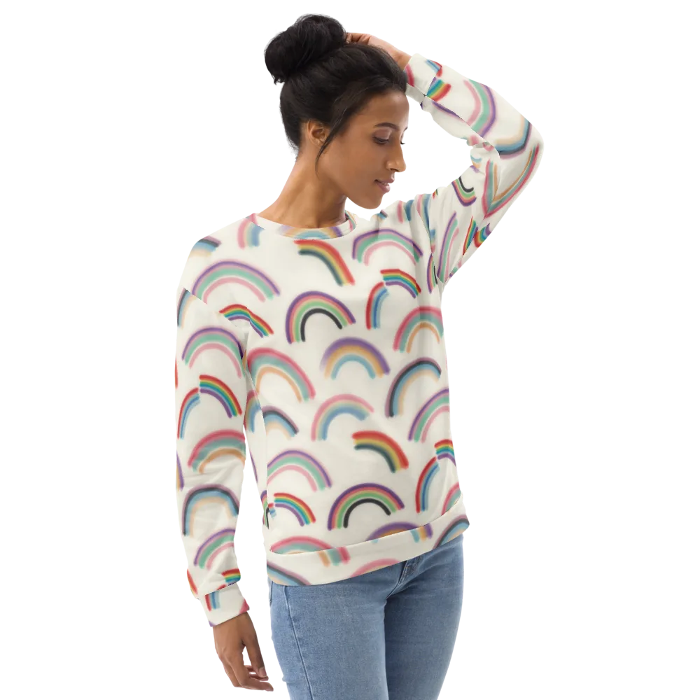 Soft Arc Society on Sweatshirt — Right Front