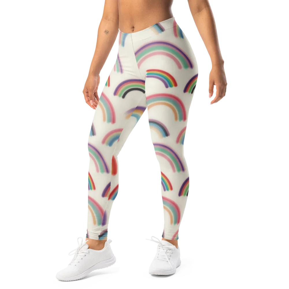 Soft Arc Society on Leggings — Left Front