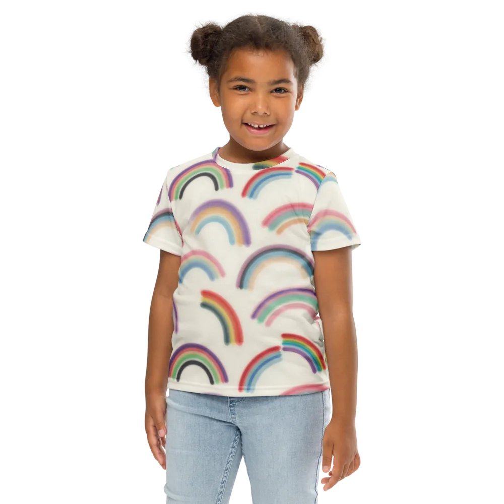 Soft Arc Society on Kids Crew Neck T-Shirt — Front