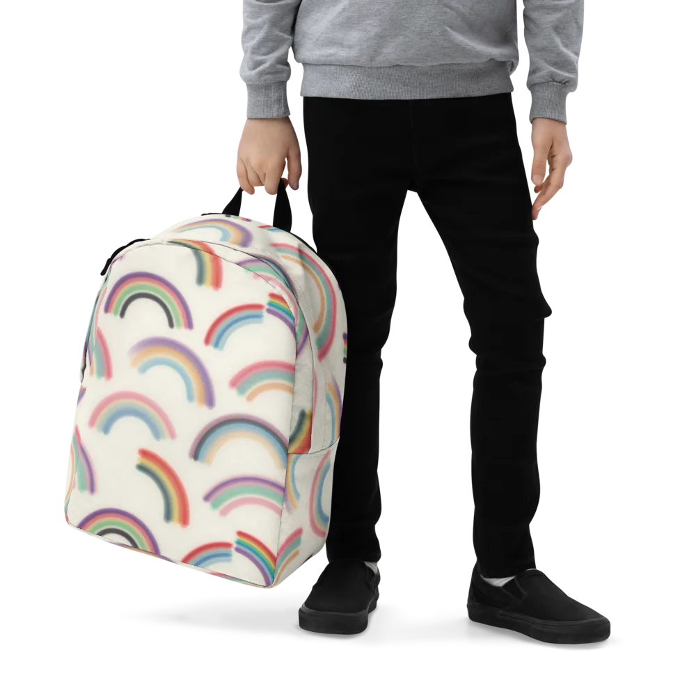 Soft Arc Society on Minimalist Backpack — Zoomed-in