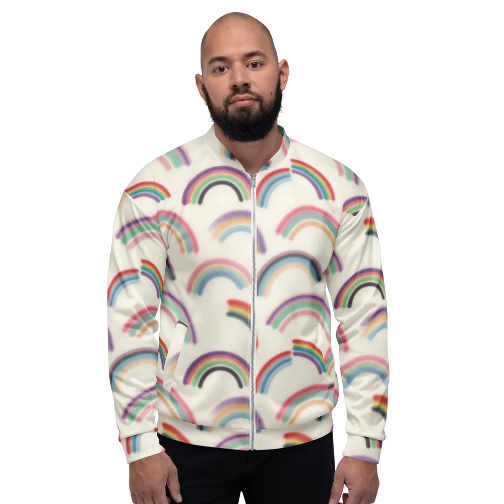 Soft Arc Society on Bomber Jacket — Front