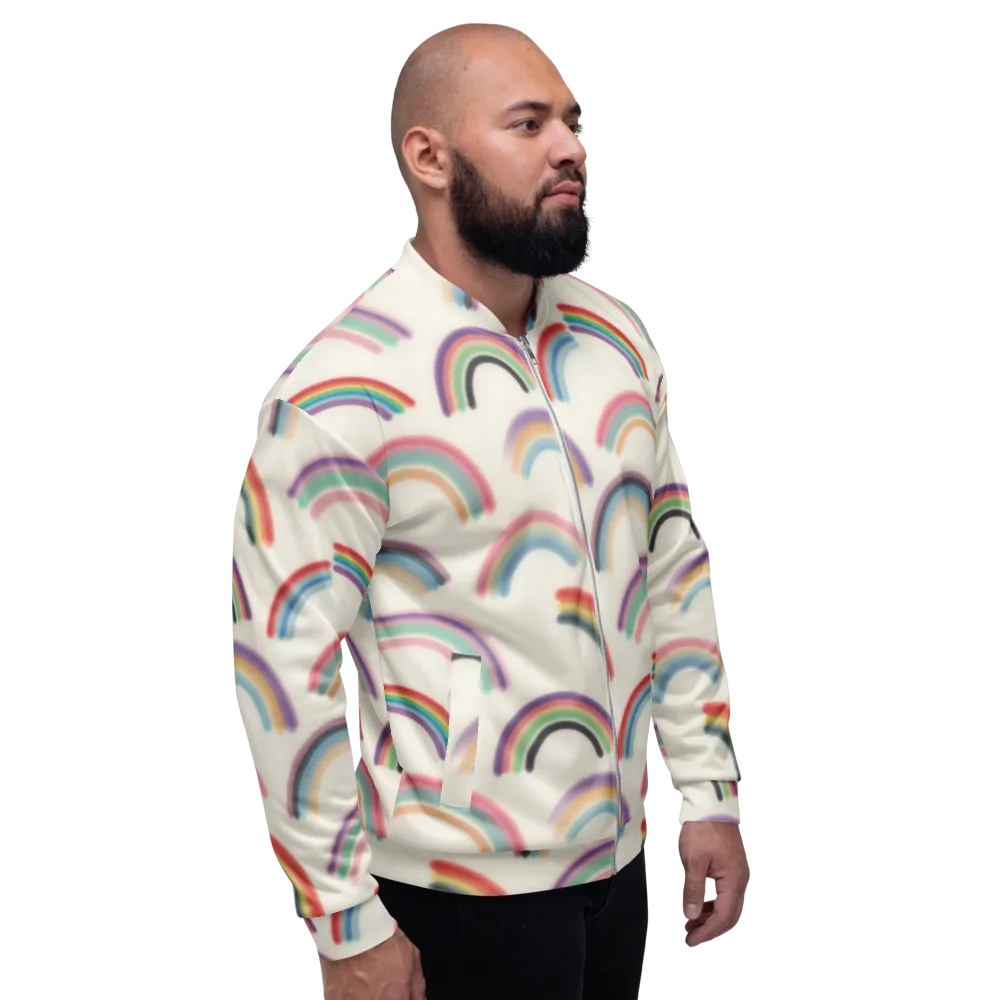 Soft Arc Society on Bomber Jacket — Right