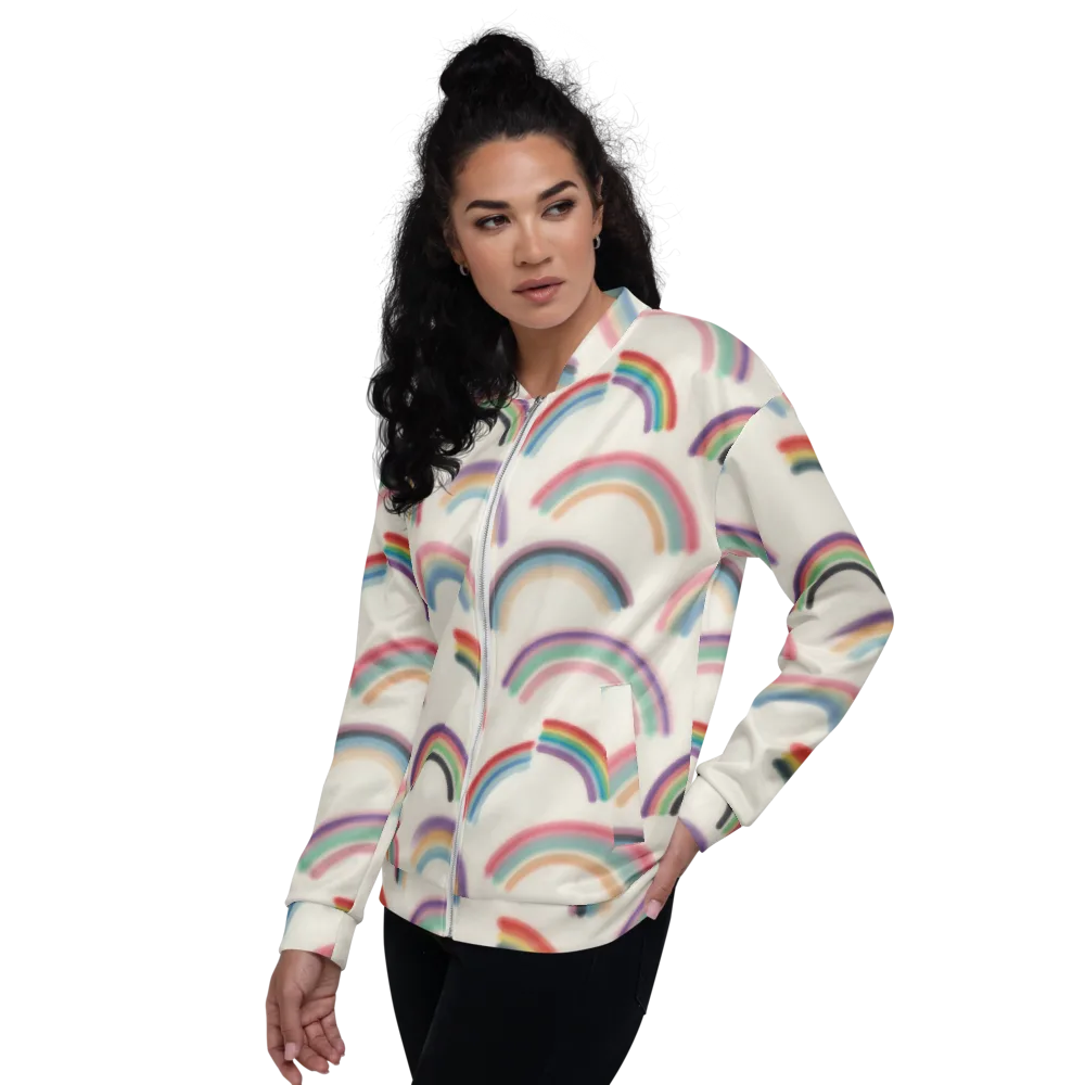 Soft Arc Society on Bomber Jacket — Left