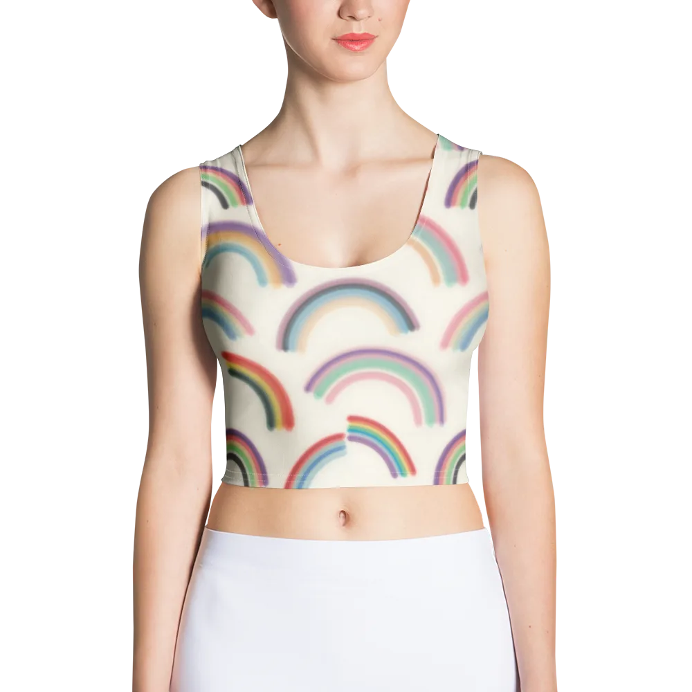 Soft Arc Society on Crop Top — Front