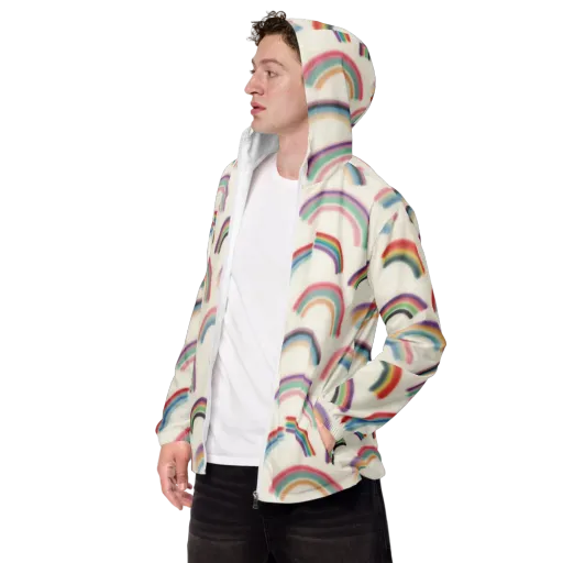 Soft Arc Society on a Men's Windbreaker