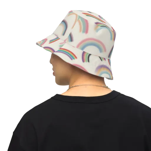 Soft Arc Society on a Reversible Bucket Hat