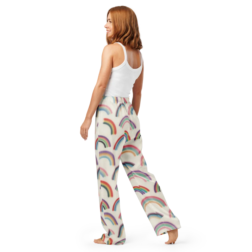 Soft Arc Society on Women's Pajama Pants — Back