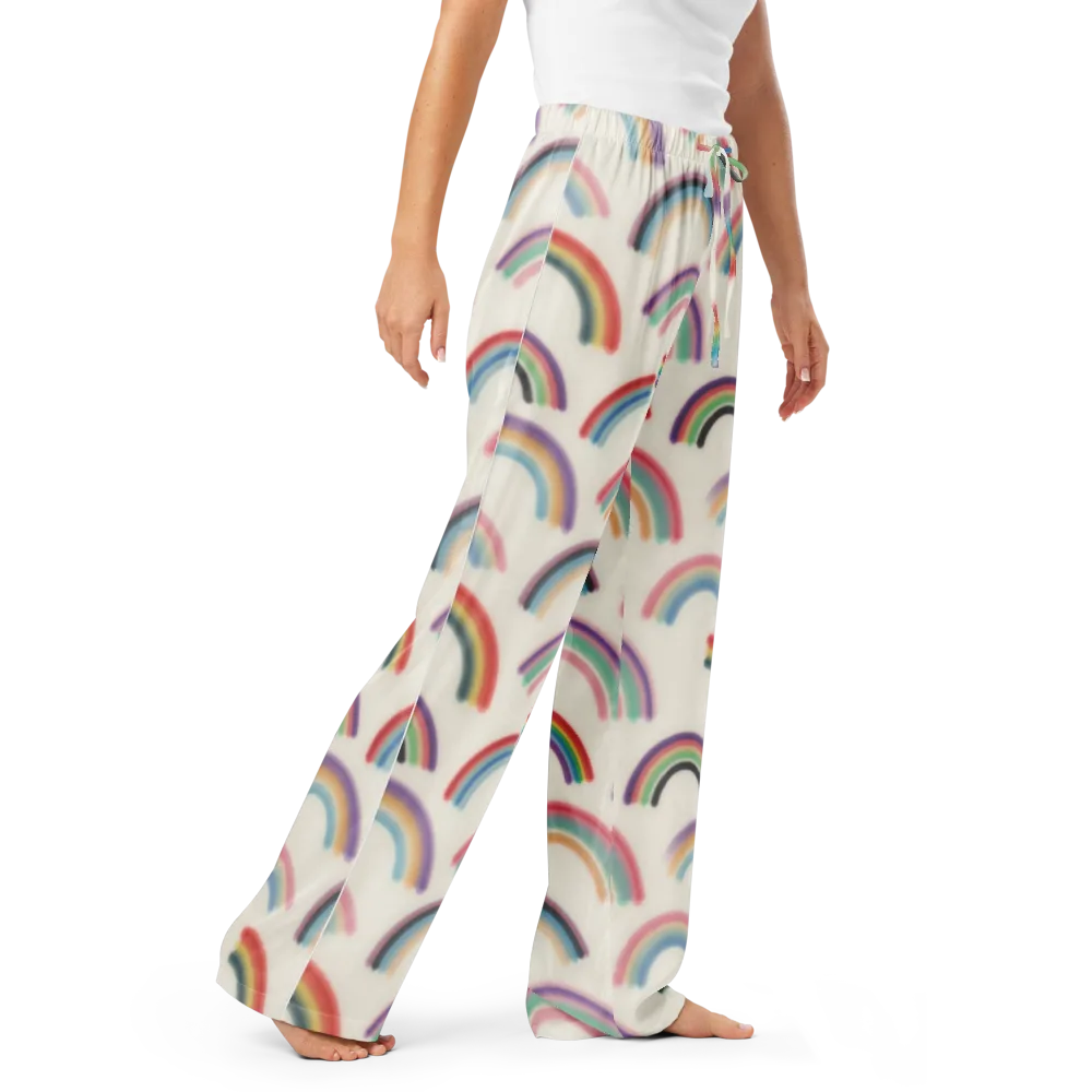Soft Arc Society on Women's Pajama Pants — Right Front