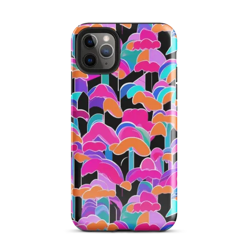 Midnight Mushroom on a Tough Case for iPhone®
