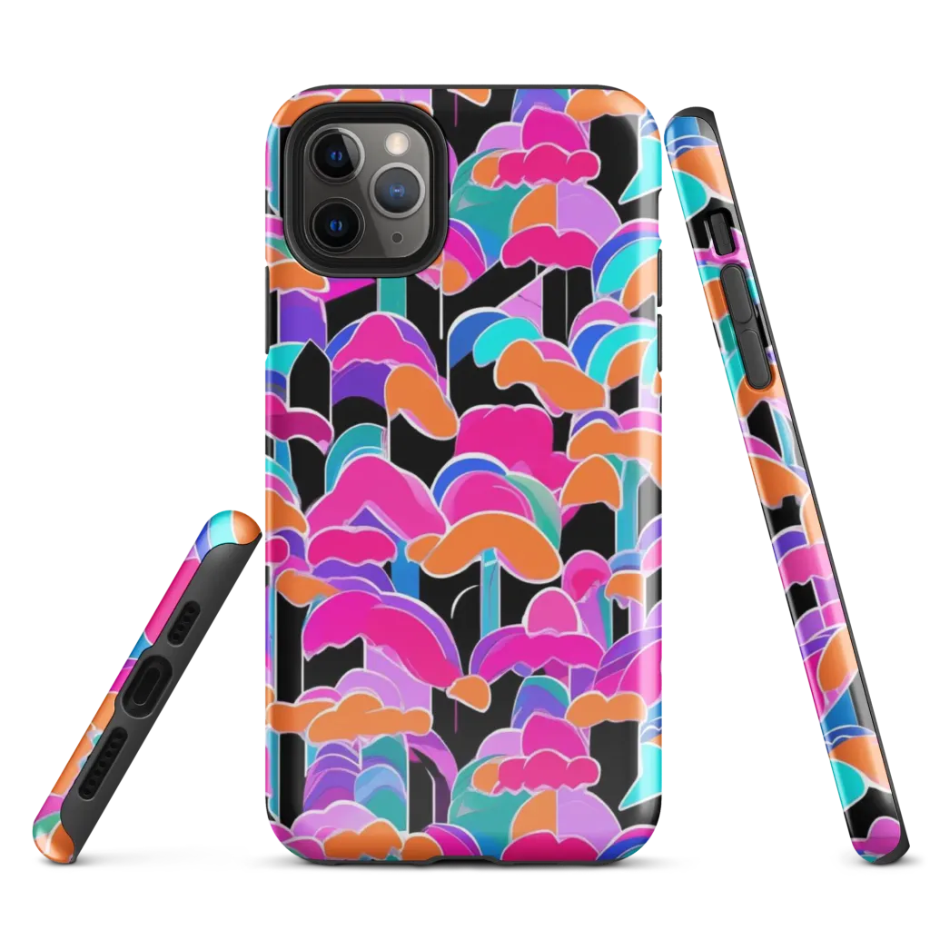 Midnight Mushroom on Tough Case for iPhone® — Front