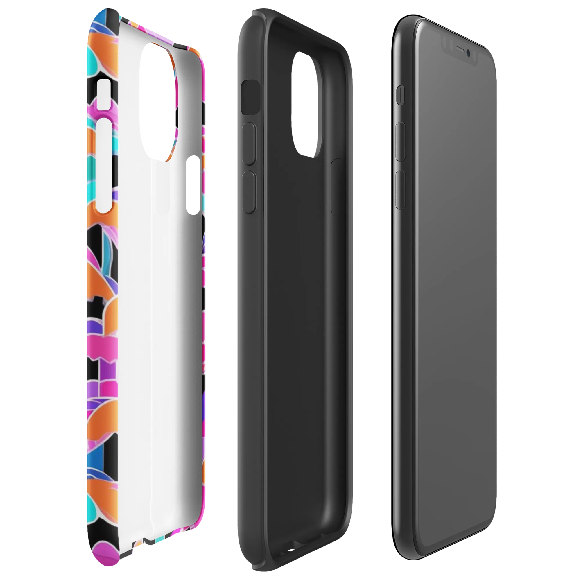 Midnight Mushroom on Tough Case for iPhone® — Right