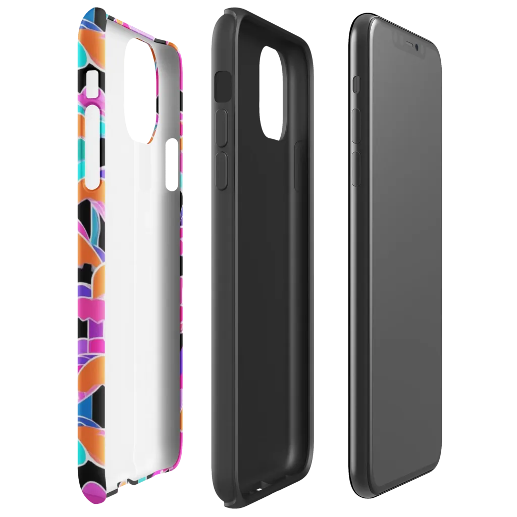 Midnight Mushroom on Tough Case for iPhone® — Right