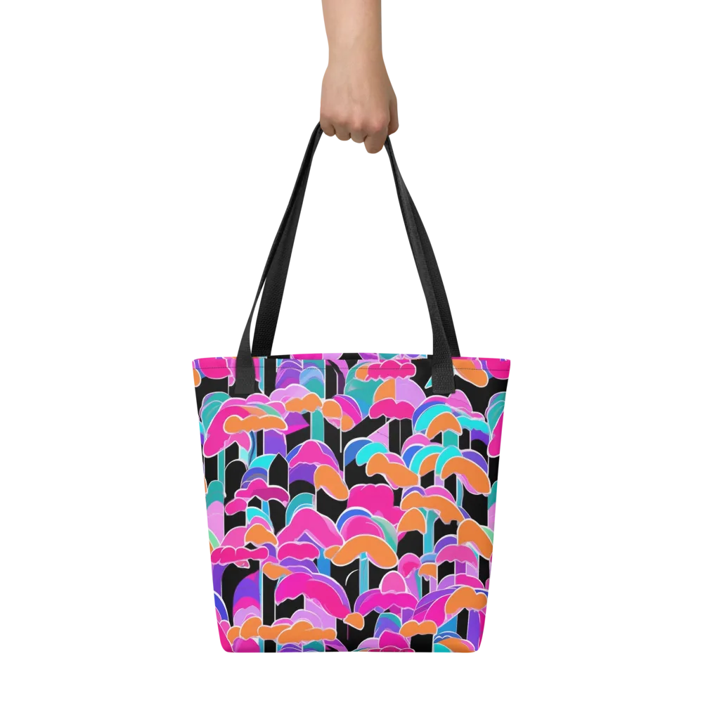 Midnight Mushroom on Tote Bag — Front