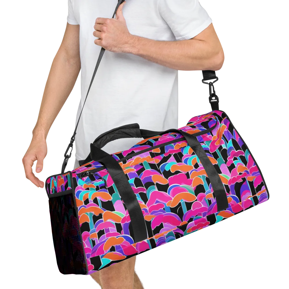 Midnight Mushroom on Duffle Bag — Right Front