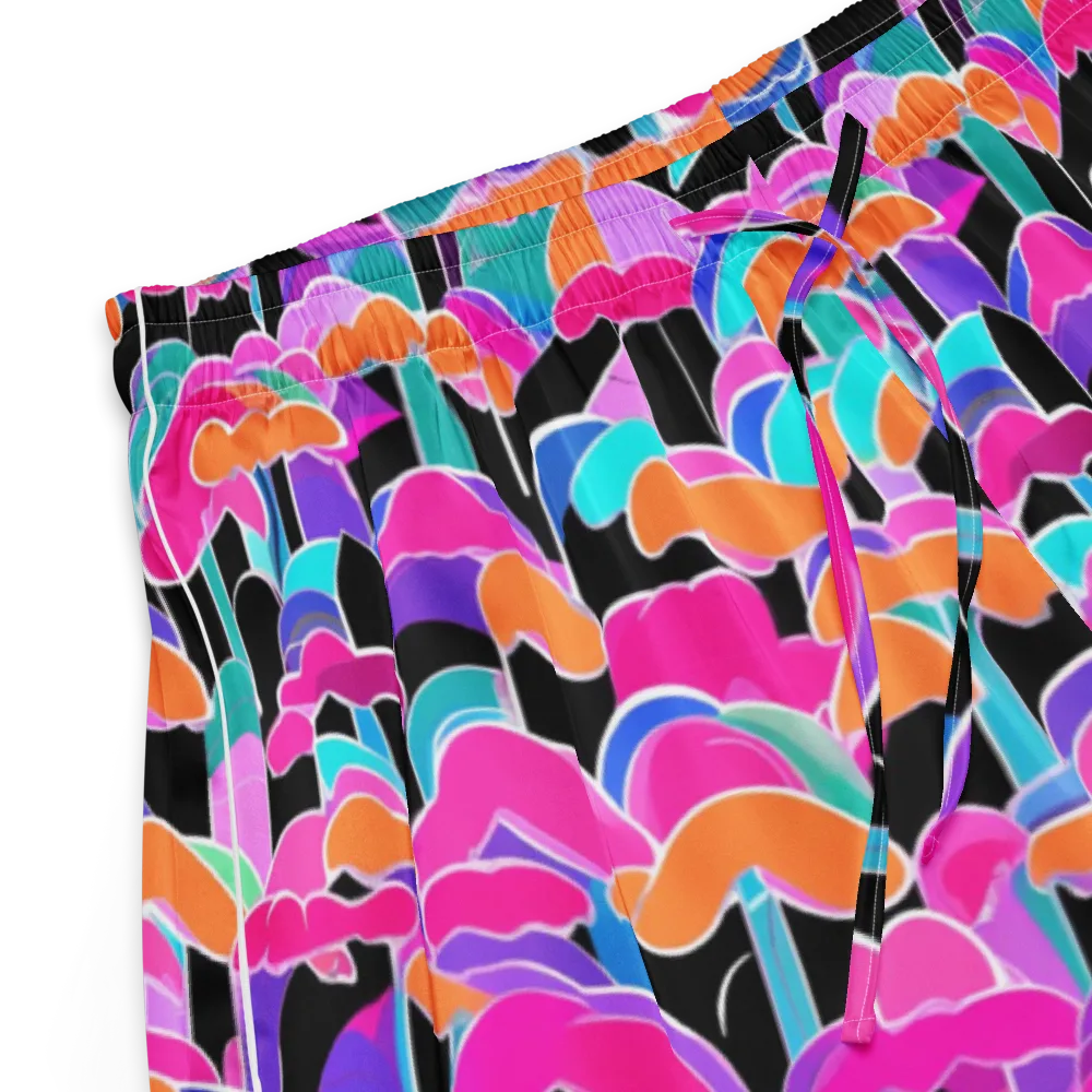 Midnight Mushroom on Women's Pajama Shorts — Product details