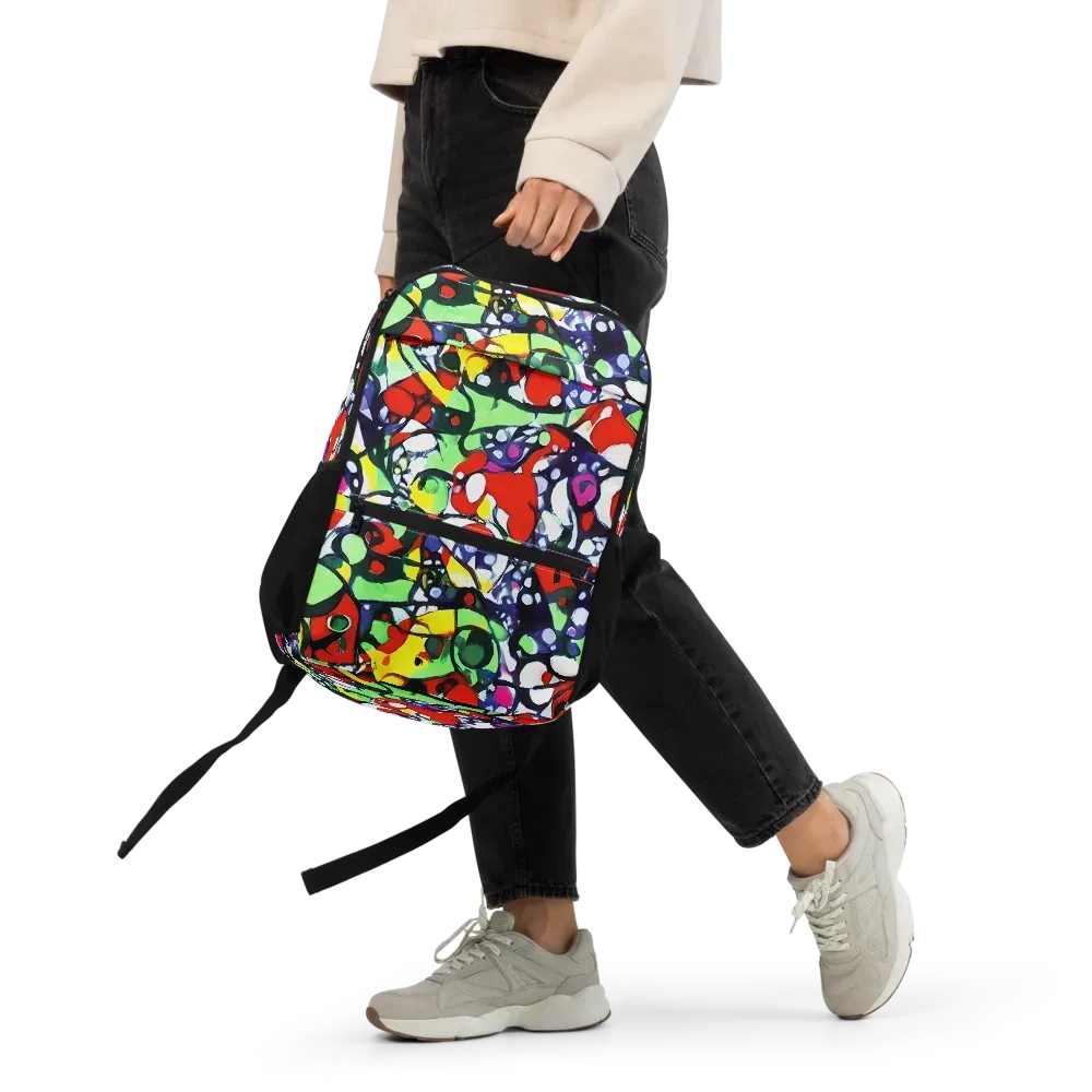 Kaleidoscope Crush on Utility Backpack — Front