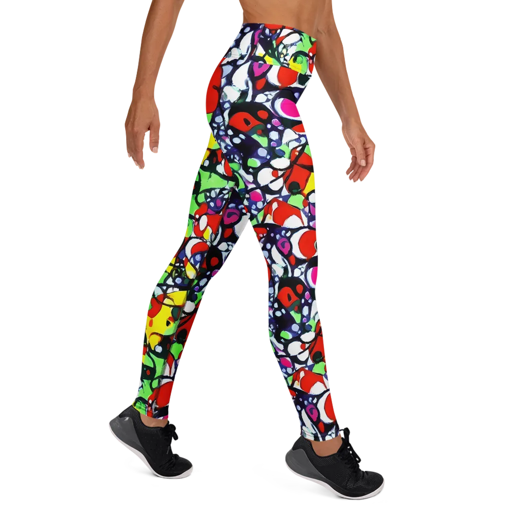 Kaleidoscope Crush on Yoga Leggings — Right