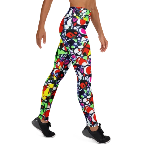 Kaleidoscope Crush on a Yoga Leggings