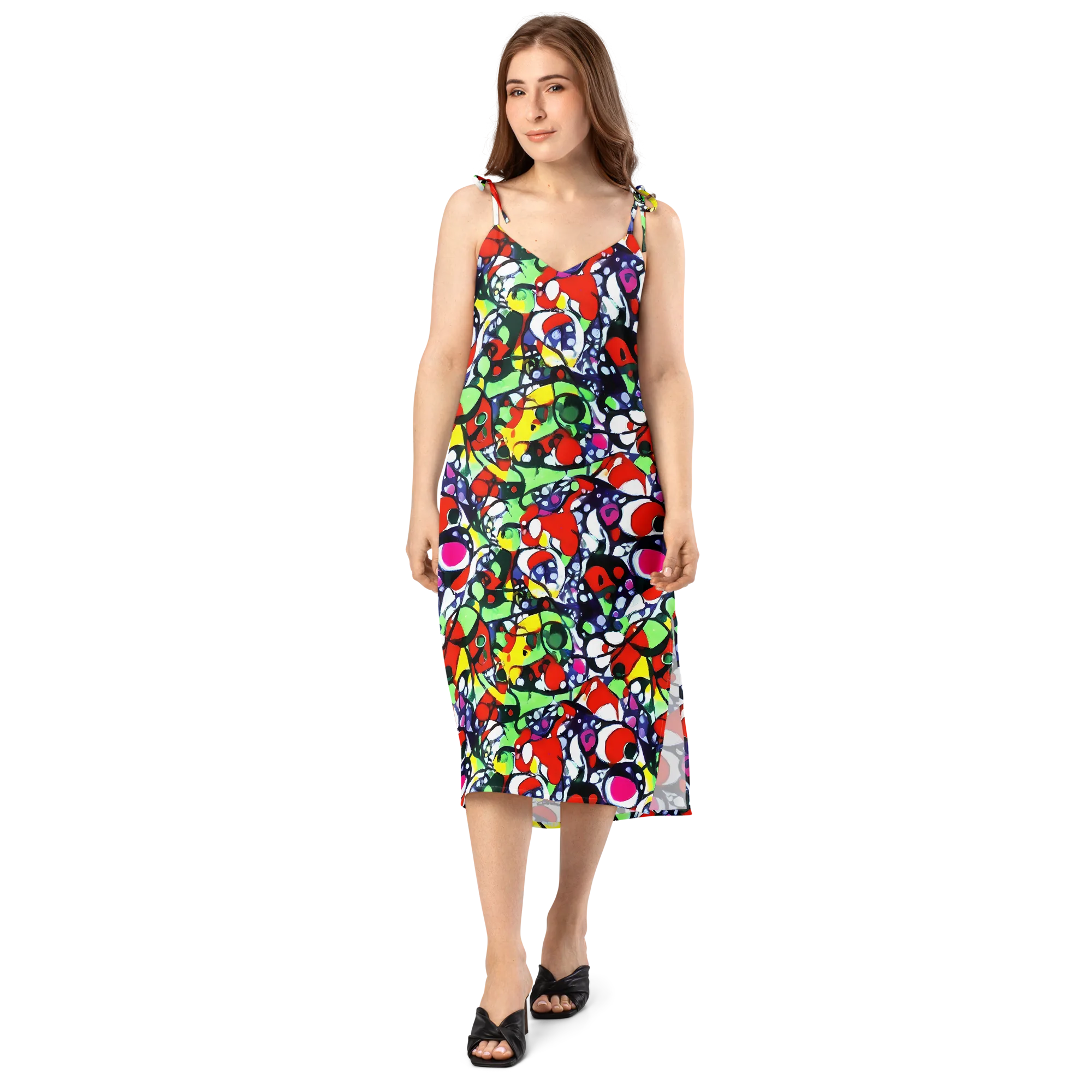 Kaleidoscope Crush on Slip Dress — Front