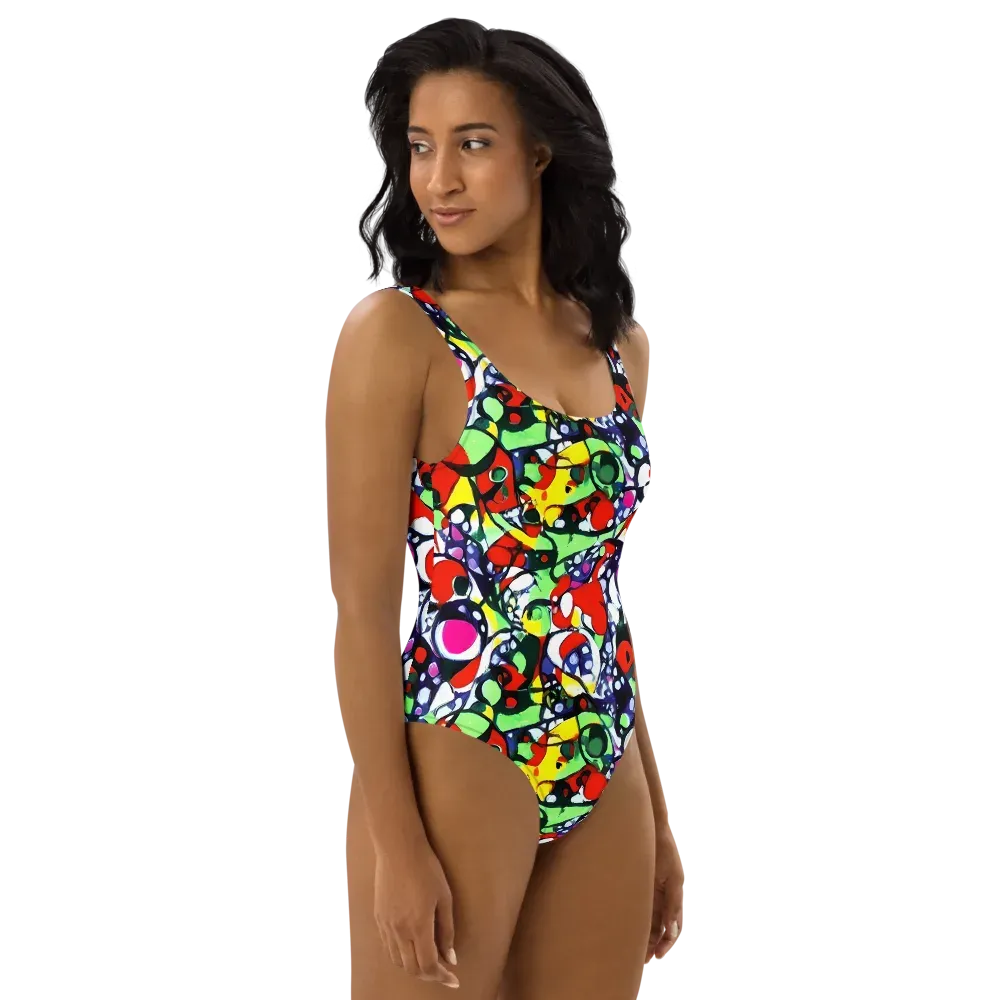 Kaleidoscope Crush on One-Piece Swimsuit — Right