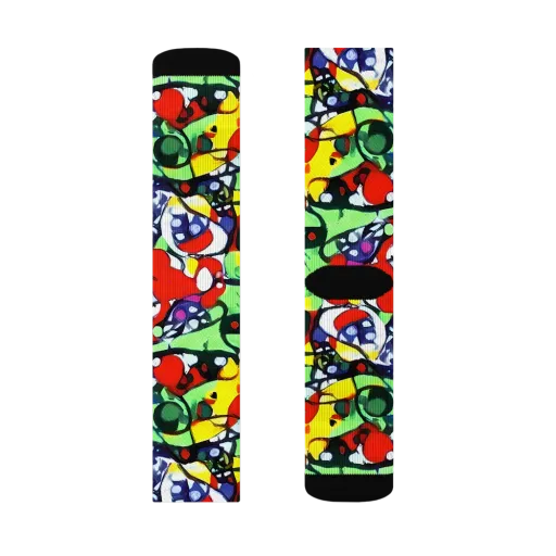 Kaleidoscope Crush on a Socks