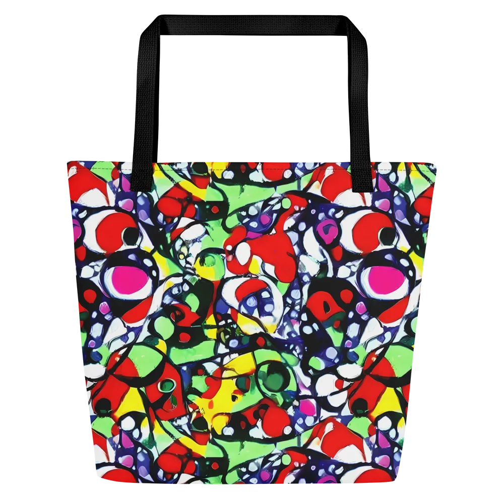 Kaleidoscope Crush on Large Tote Bag W/ Pocket — Front