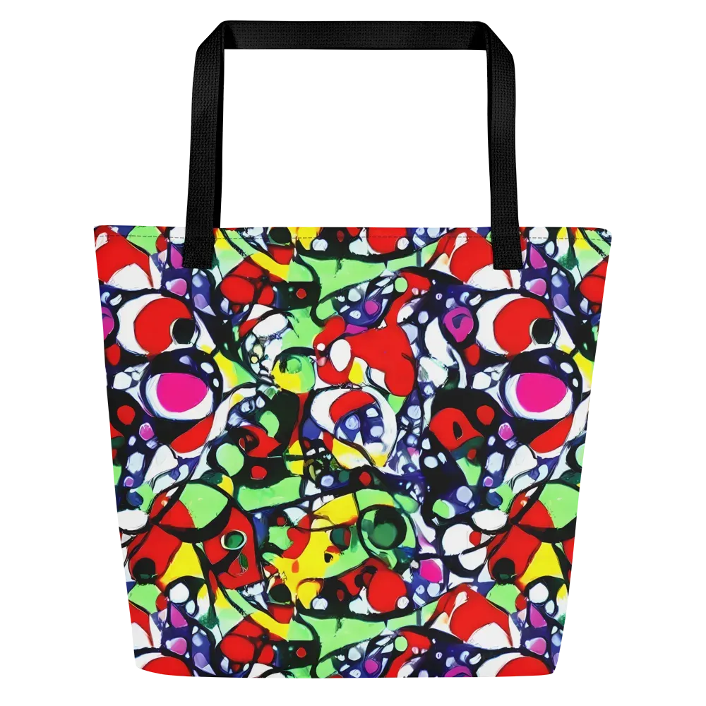 Kaleidoscope Crush on Large Tote Bag W/ Pocket — Front