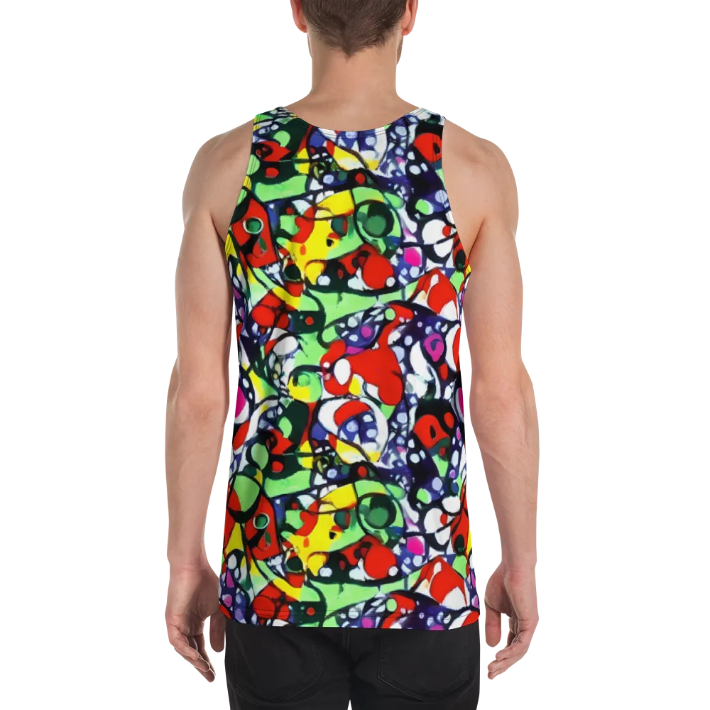 Kaleidoscope Crush on Men's Tank Top — Back