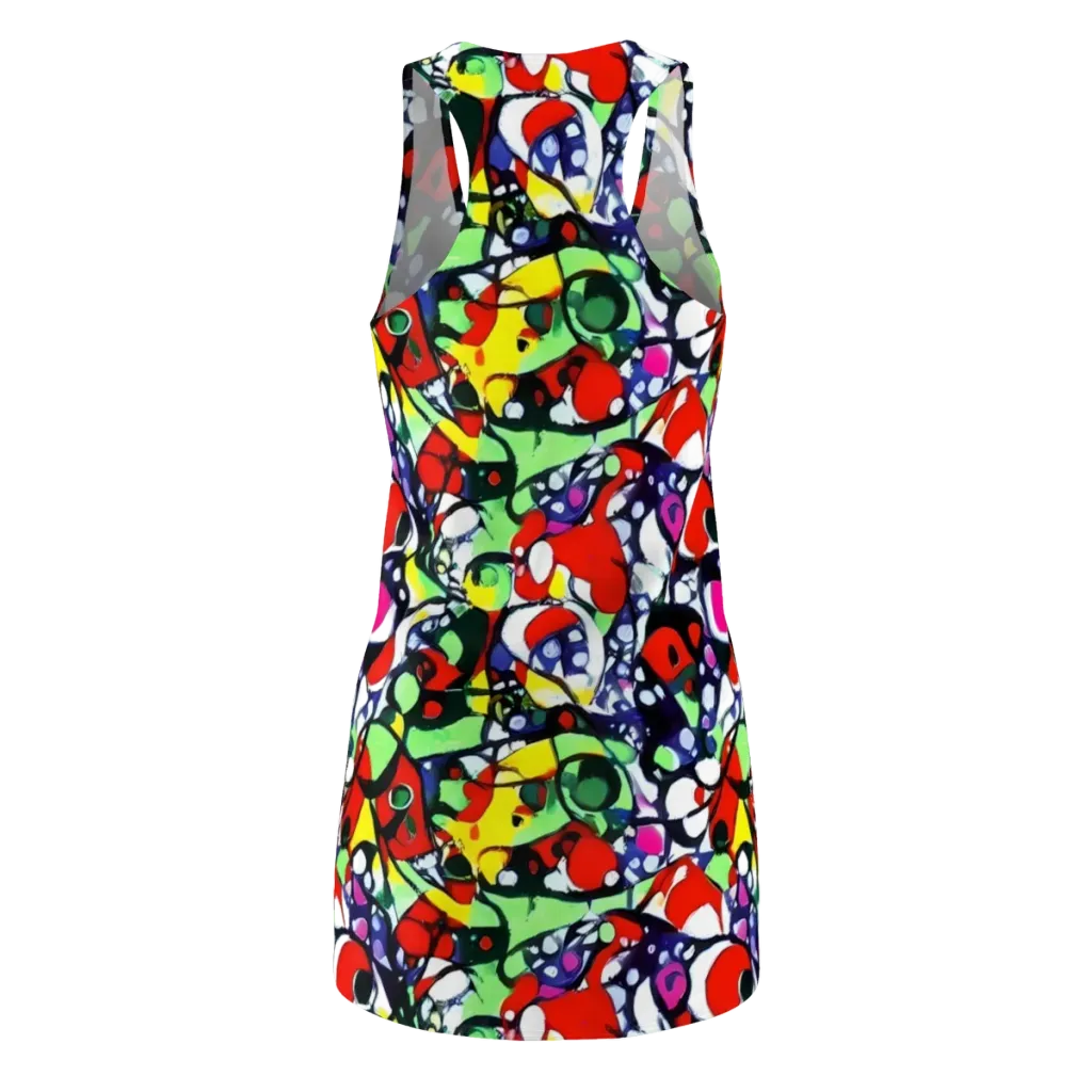 Kaleidoscope Crush on Racerback Dress — Back