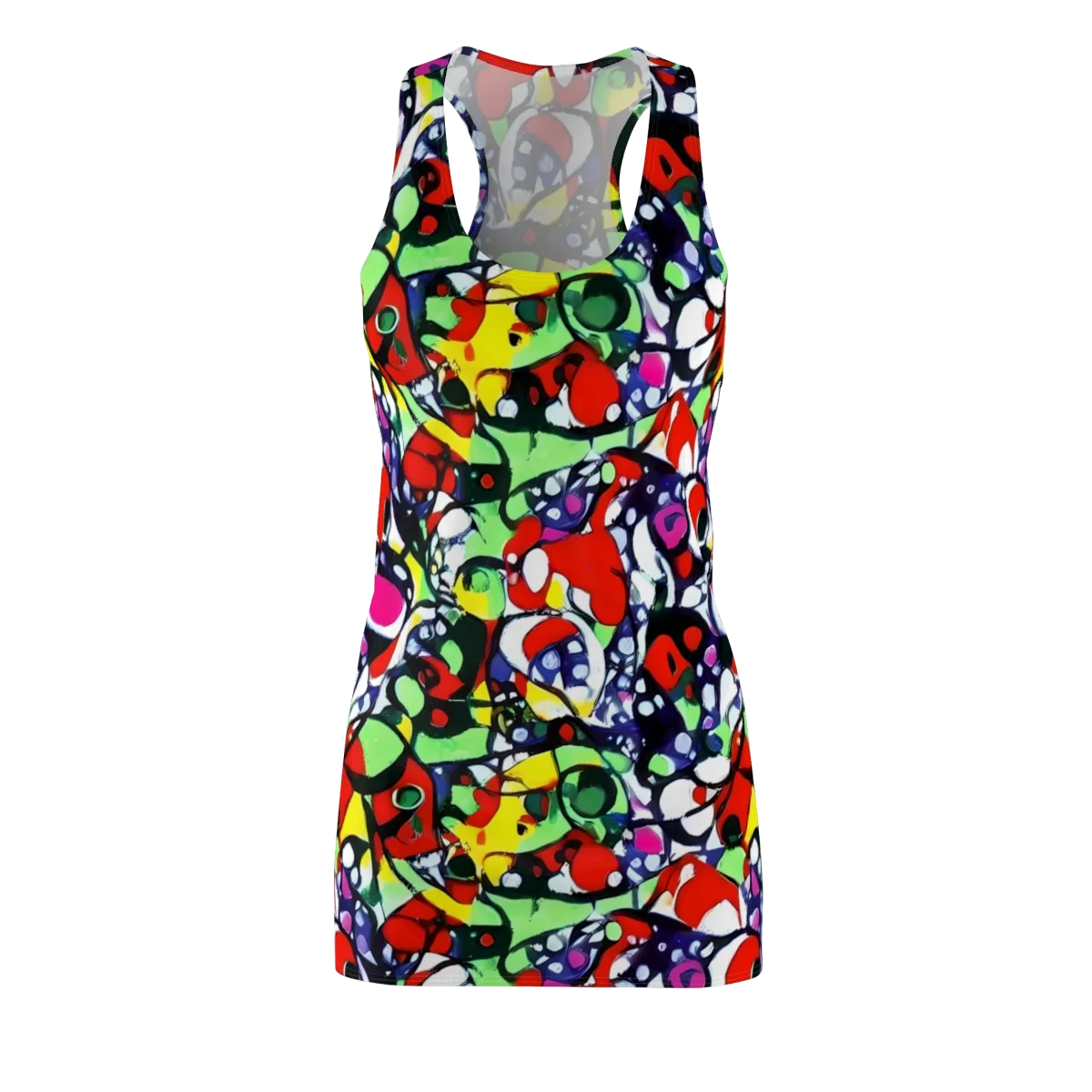 Kaleidoscope Crush on Racerback Dress — Front