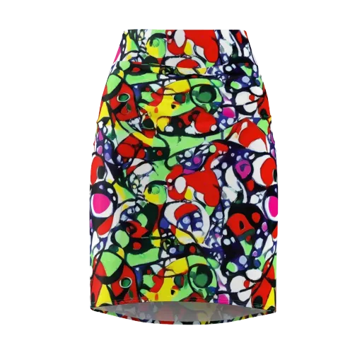 Kaleidoscope Crush on a Pencil Skirt