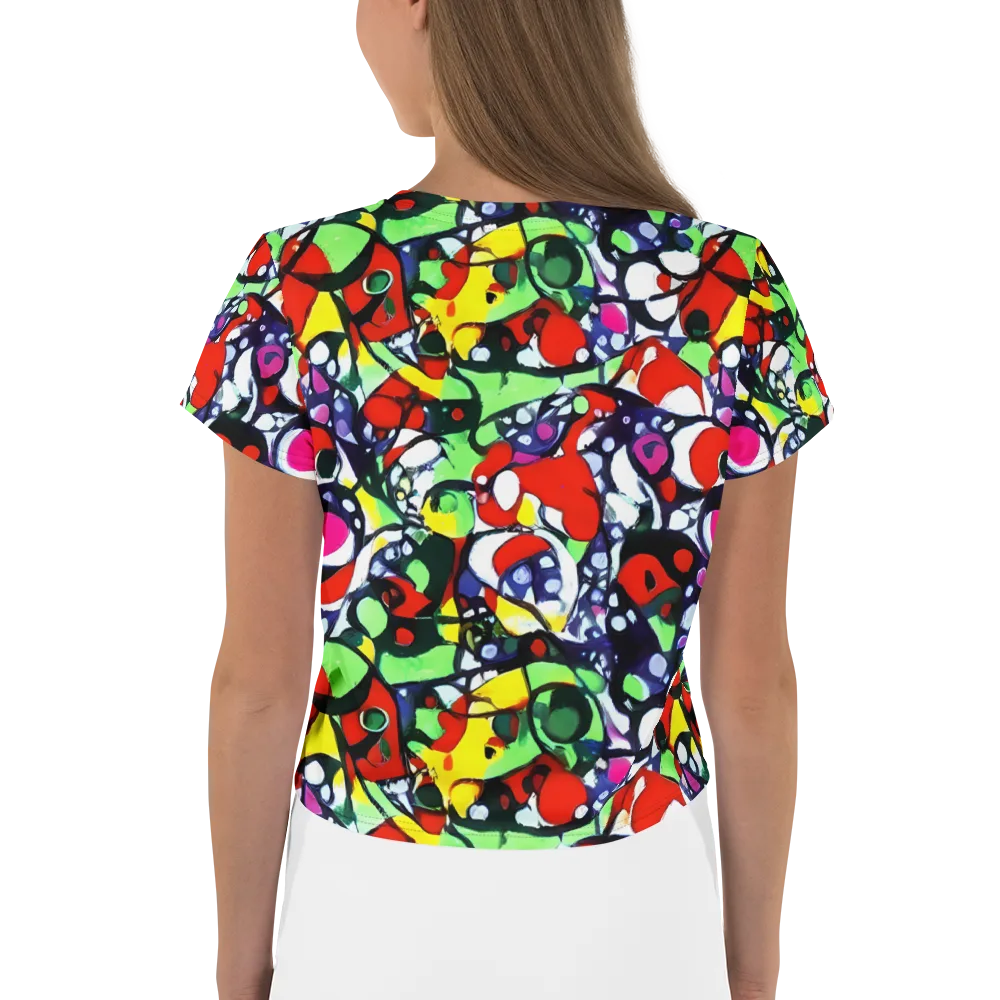 Kaleidoscope Crush on Crop Tee — Back